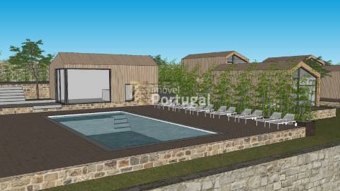 Oportunidade - Aldeamento Turístico - Projeto Aprovado - 10 Bungalows com 2 piscinas