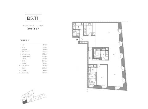 Fracção B5 - T3 - Bloco B - Bom Sucesso