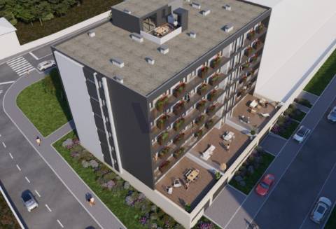 T2+1 NOVO - com varanda e Lugar de Garagem -  Águas Santas, Maia  (Em construção)