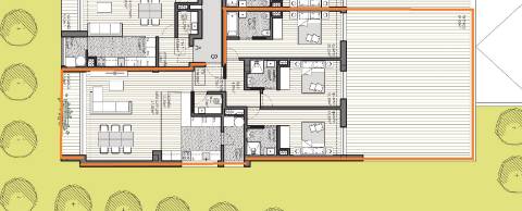 T3 NOVO - c/ Terraço e Lugar de Garagem (64m²) -  Águas Santas, Maia