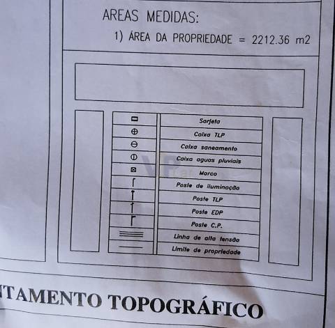 Terreno c/ 2212m² p/ Construção - Pedrouços (à Milaneza)