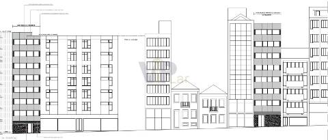 Terreno c/ PA para 8 andares c/ 7 Apartamentos T2 - Av. Boavista - Porto