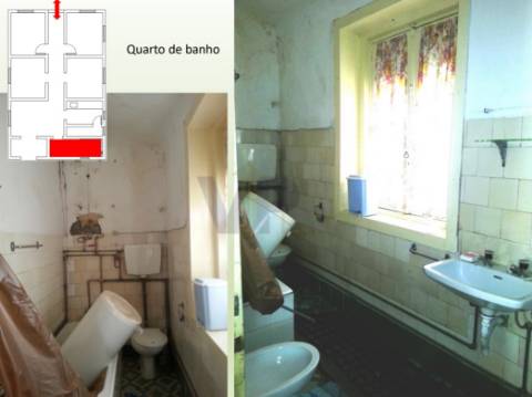 Ilha c/ 7 casas para recuperar em São Mamede Infesta, zona do Amial