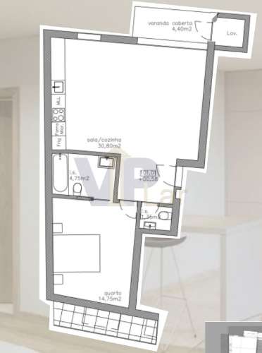 Apartamento T2+1 Venda em Pedrouços,Maia