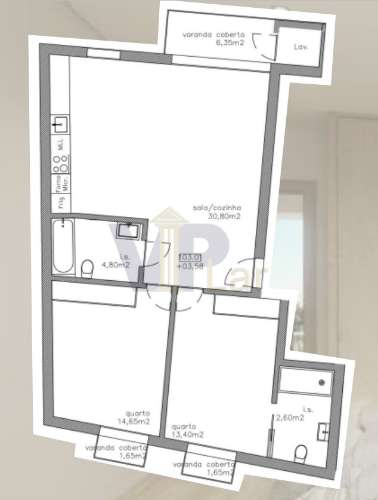 Apartamento T2+1 Venda em Pedrouços,Maia