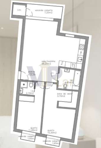 Apartamento T2+1 Venda em Pedrouços,Maia