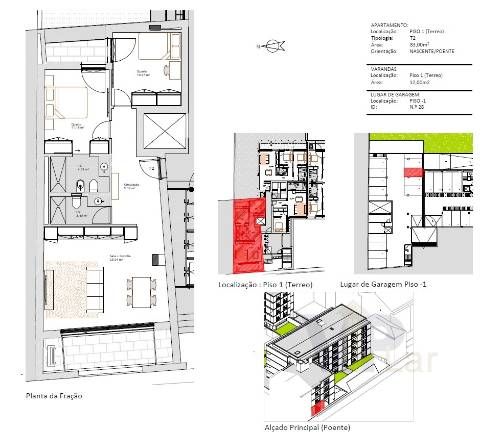 T2 - NOVO - ao Parque do Covelo - Centro do Porto!