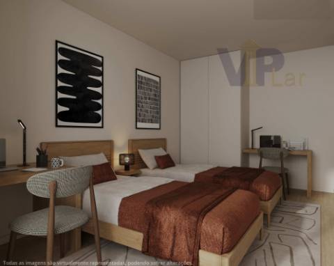 T0 NOVO c/ garagem - ao Pólo Universitário