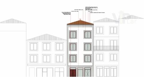 Terreno com Projeto para Edifício de 5 pisos (8 frações) – no Centro do Porto  Ref: 3294-P  Terreno