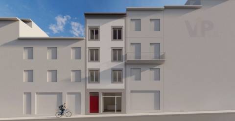 Terreno com Projeto para Edifício de 5 pisos (8 frações) – no Centro do Porto  Ref: 3294-P  Terreno