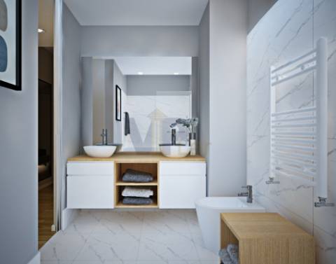 T3 NOVO varanda ou Terraço e c/ 2 lug. garagem – no Centro da Maia