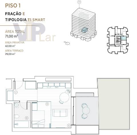 Apartamento T1 Venda em Paranhos,Porto
