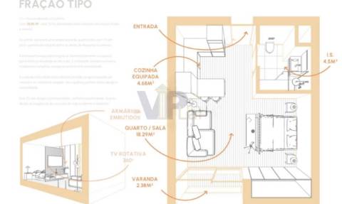 Apartamento T0 Venda em Paranhos,Porto