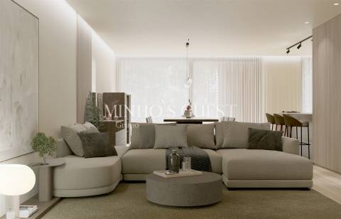 Apartamento T3 Novo c/ Garagem e Varanda - Parque da Cidade de Guimarães