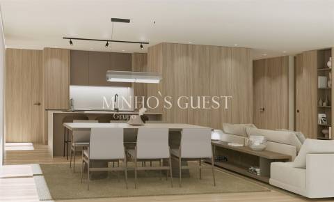 Apartamento T3 Novo c/ Garagem e Varanda - Parque da Cidade de Guimarães