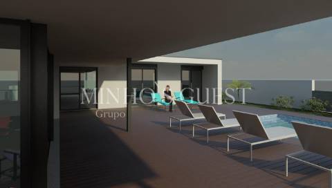 Moradia V3 Individual c/ Piscina e Vista para a barragem do Ermal, Vieira do Minho