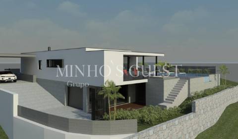 Moradia V3 Individual c/ Piscina e Vista para a barragem do Ermal, Vieira do Minho