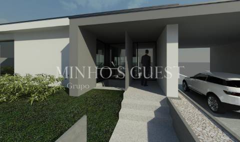 Moradia V3 Individual c/ Piscina e Vista para a barragem do Ermal, Vieira do Minho