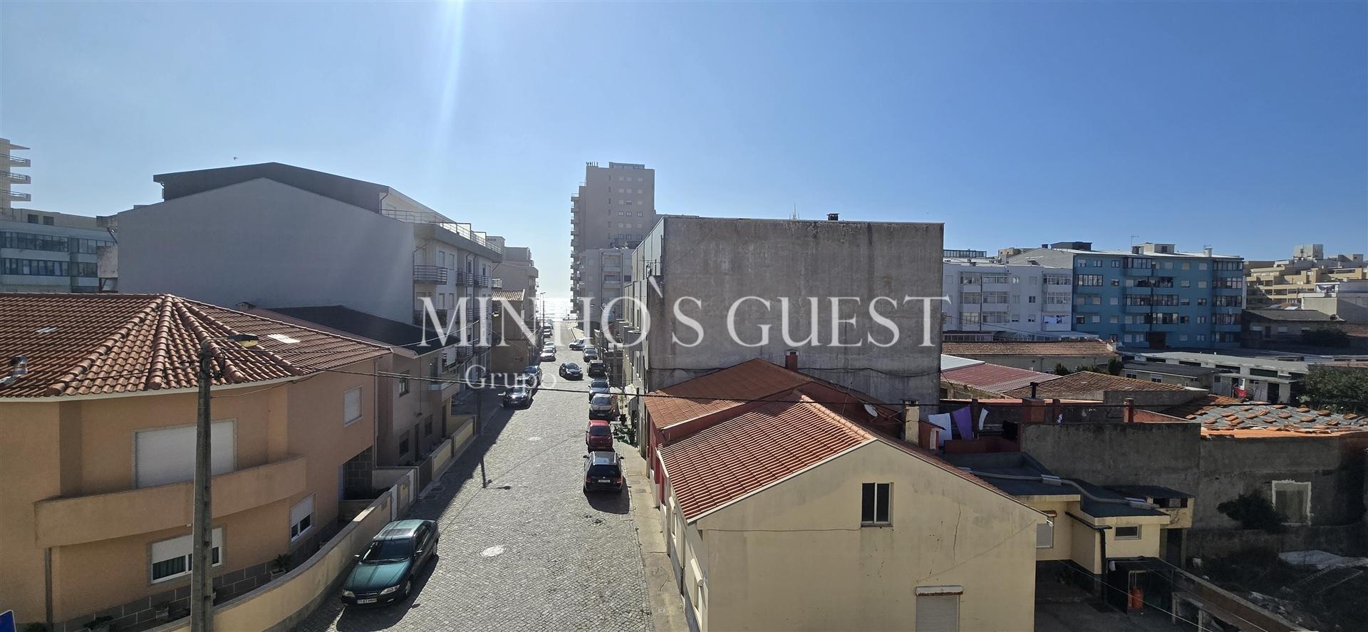 Apartamento T2 c/ varanda vista Mar (Pronto habitar) - Póvoa de Varzim