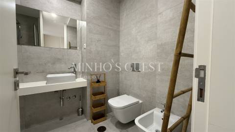 Apartamento T2 (pronto habitar) c/ ar-condicionado e garagem - Maximinos, Braga