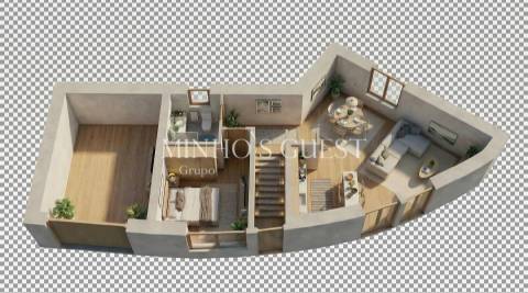 Apartamento T1 totalmente remodelado próximo da UNIVERSIDADE DO MINHO - Braga