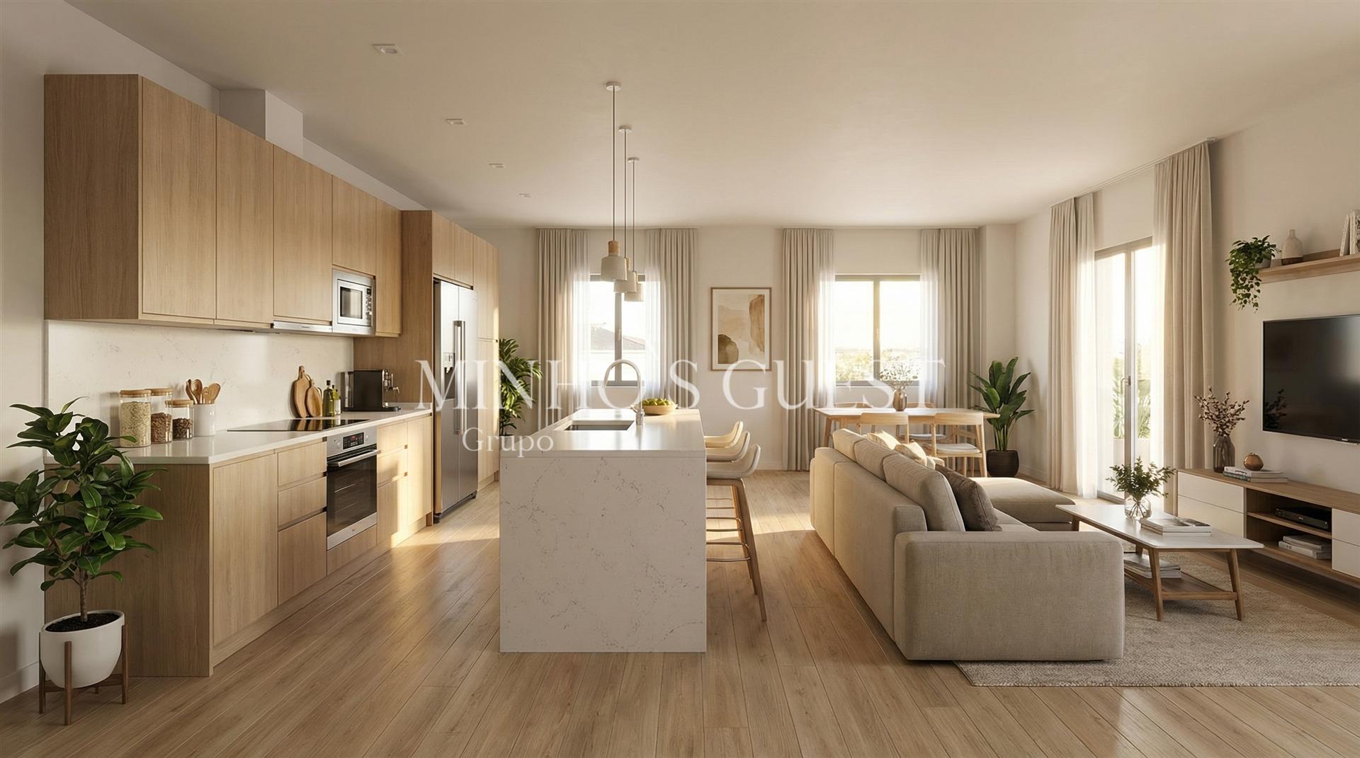 Apartamento T3 Novo no centro de Braga - Braga