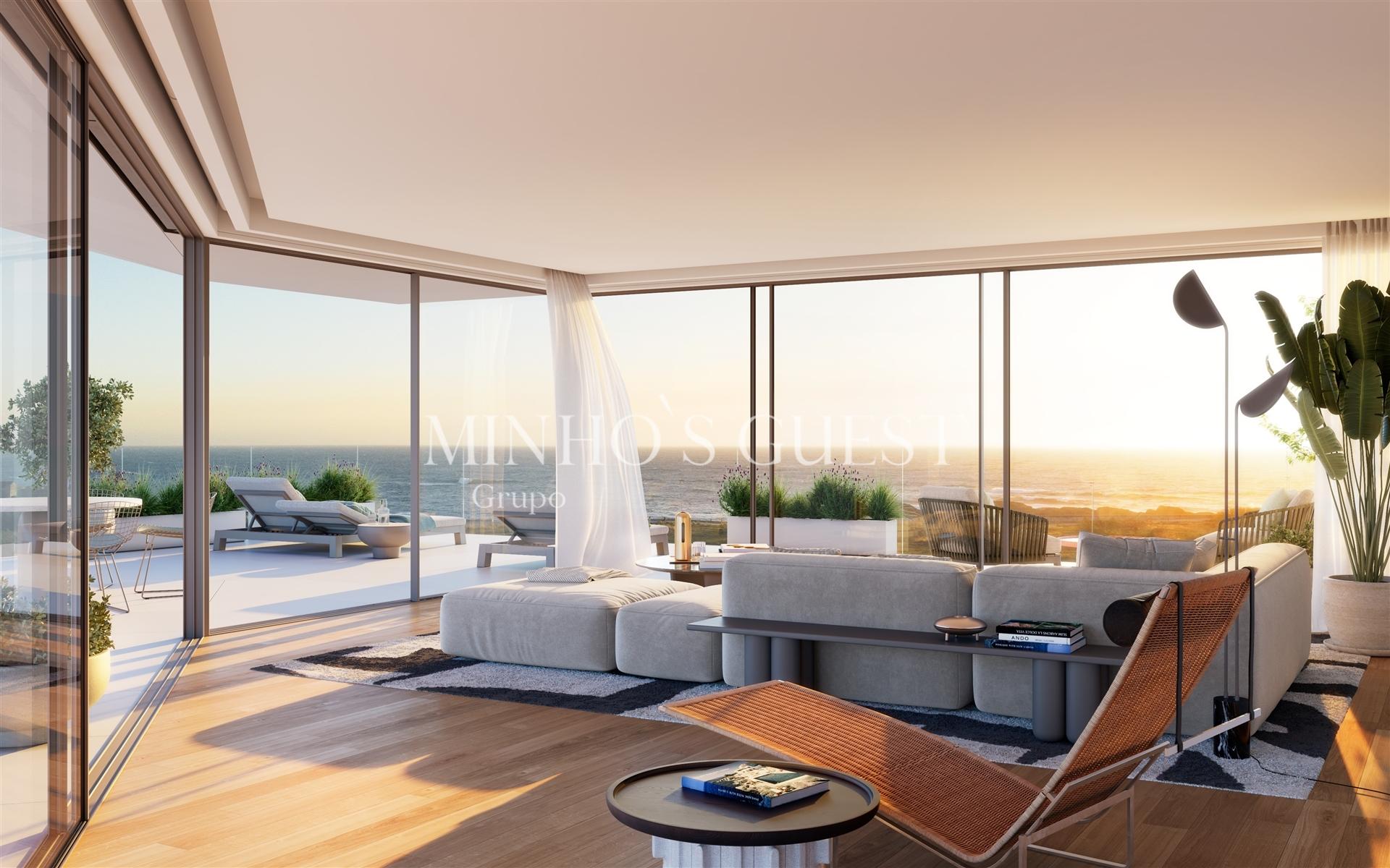 Apartamento T3 com Varanda Vista Mar – Vila do Conde