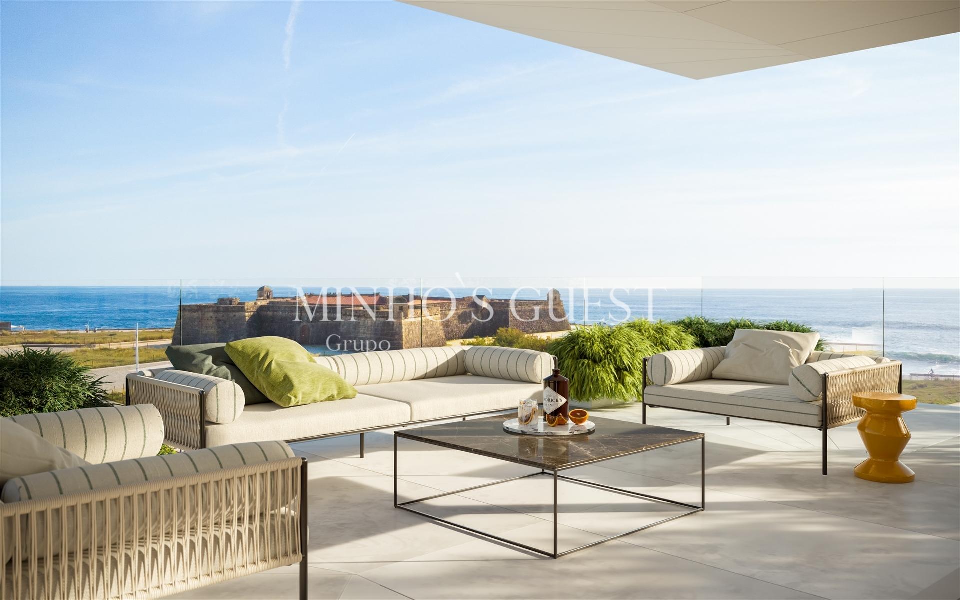 Apartamento T3 com Varanda Vista Mar – Vila do Conde