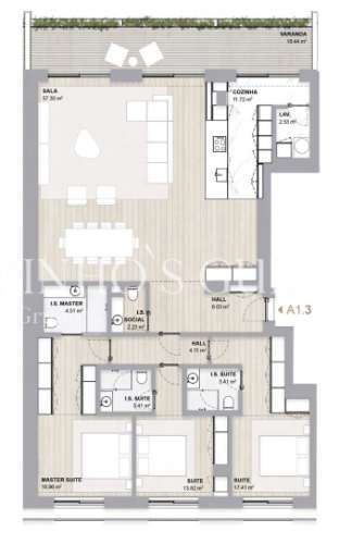 Apartamento T3 de Luxo com Varanda | Av. da Boavista - Porto