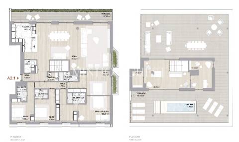 T4 Duplex de Luxo c/ Piscina | Av. da Boavista - Porto