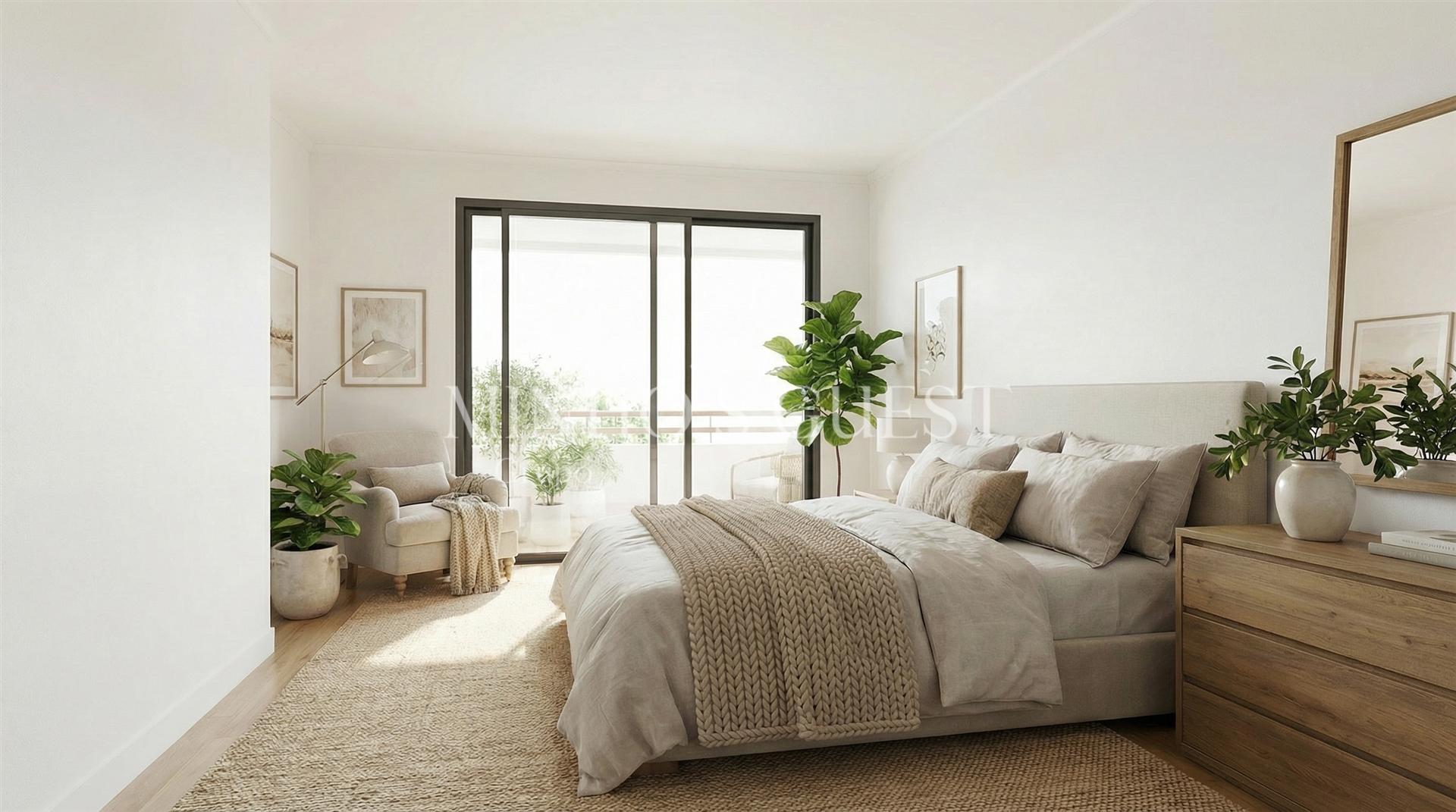 Apartamento T3 de último andar c/ varanda e vista para Av. Liberdade - Braga