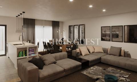 Apartamento T3 Novo em Condomínio Fechado c/ piscina - Celeirós, Braga