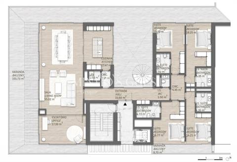 Penthouse T4 em Vilamoura | 552 m² | 3.250.000€
