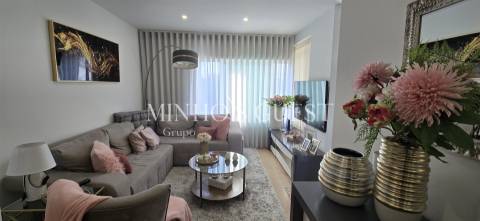Apartamento T0+2 NOVO junto á Escola EB 2,3 de Pevidém - Guimarães