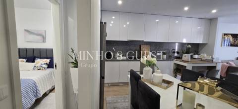 Apartamento T0+2 NOVO junto á Escola EB 2,3 de Pevidém - Guimarães