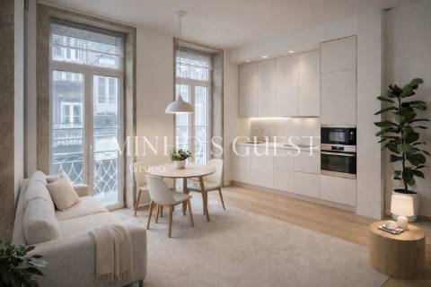 Apartamento T0+1 pronto a habitar c/ varanda - Centro Histórico de Braga