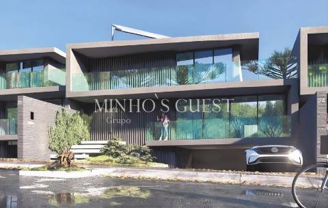 Moradia V4+1 de Luxo c/Piscina e Ginásio c/vistas sobre a cidade - Nogueiró, Braga.