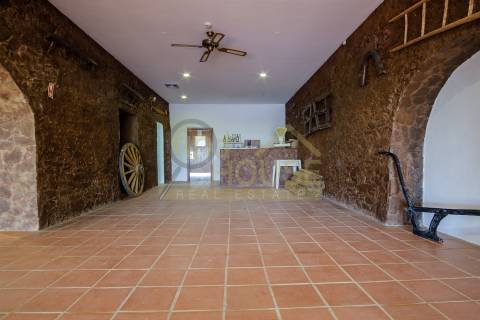 Quinta com Moradia, piscina e área para Loft com vista frontal para o Rio Tejo, em Abrantes