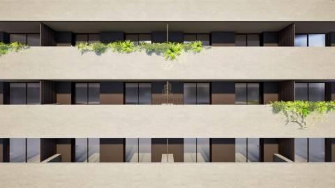 Apartamento T1, com garagem no Edifício Bellevue, em Paços de Ferreira