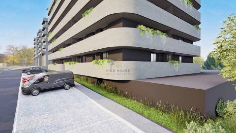 Apartamento T1, com garagem no Edifício Bellevue, em Paços de Ferreira