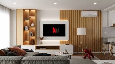 Apartamento T1, com garagem no Edifício Bellevue, em Paços de Ferreira