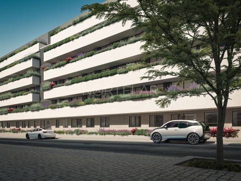 T2 novo com varanda em Ramalde, Porto