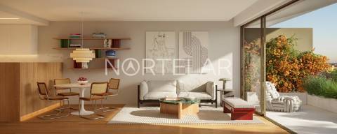 T0 moderno com garagem e acabamentos de topo no VC Forte