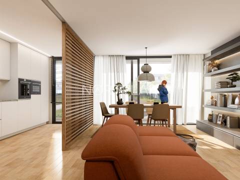 T1 com varanda e garagem – Centro da Trofa