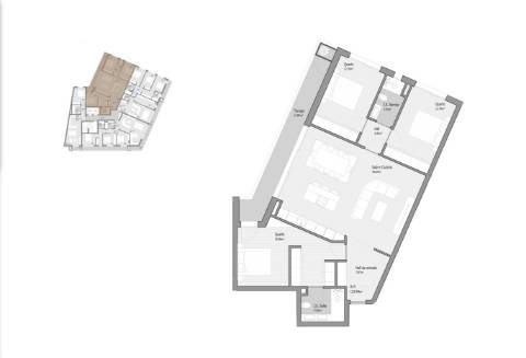 T3 Nascente/Sul com varanda e garagem – Trofa