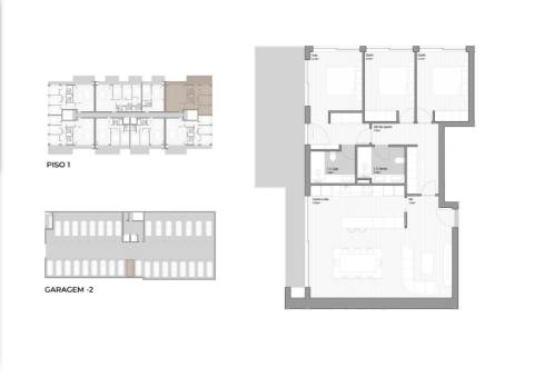 T3 novo com varanda ampla e garagem – Valongo