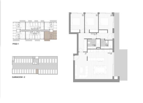 T3 novo com varanda ampla e garagem – Valongo