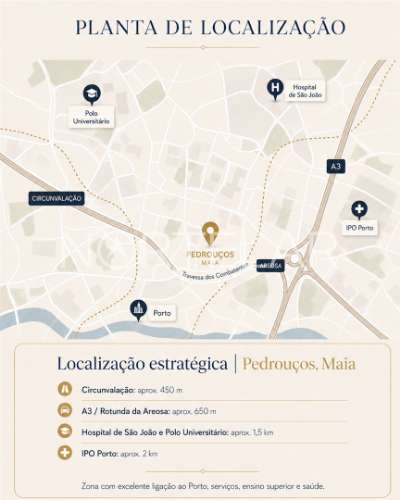 T0 Novo em Pedrouços, Maia