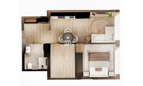 Apartamento T1+1 - Centro