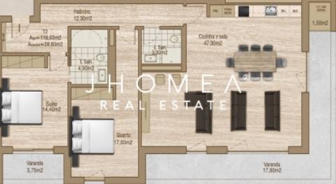 Apartamento T2 - THE LINE- FORCA, AVEIRO